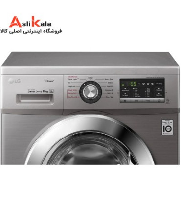 ماشین لباسشویی ال جی 8 کیلویی مدل FH4G6TDY6