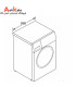 ماشین لباسشویی 9 کیلویی بوش مدل WAW3256XGC