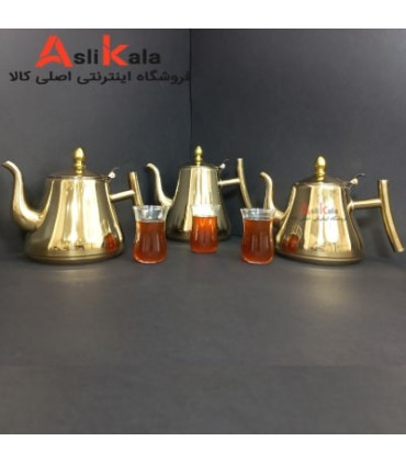 قوری مدل عربی استیل برند یونیک