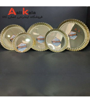 سینی پذیرایی استیل برند یونیک