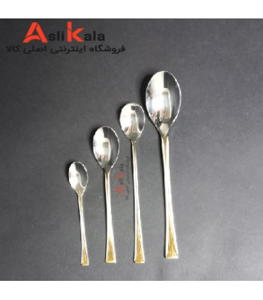 سرویس قاشق چنگال برند یونیک 24 نفره 120 پارچه مدل دهنه اروپایی